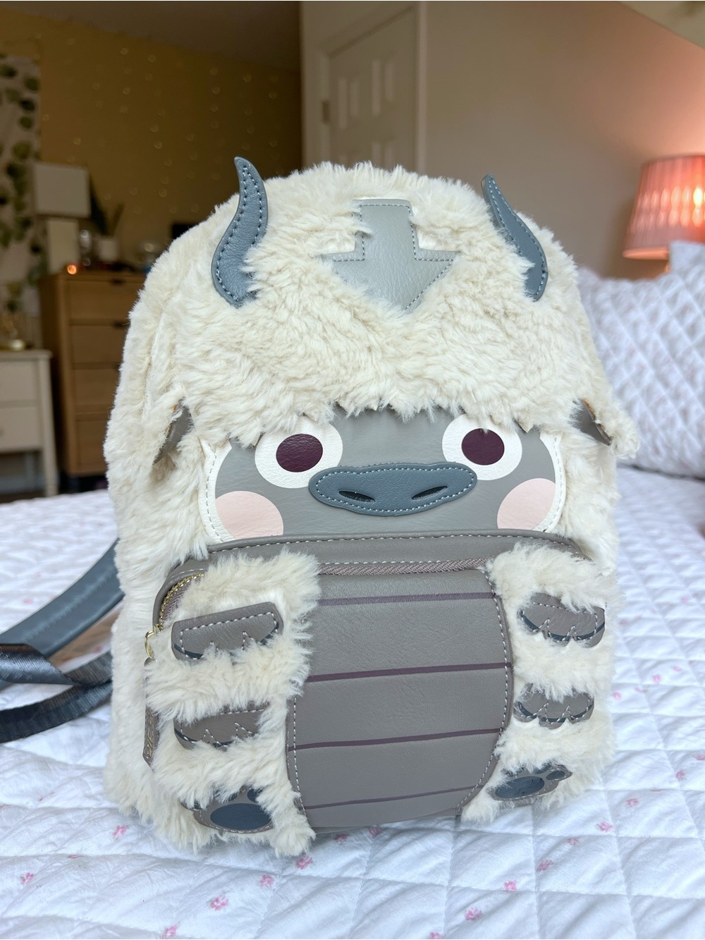 Loungefly Avatar The Last Airbender Appa Figural Fur Mini Backpack Exclusive